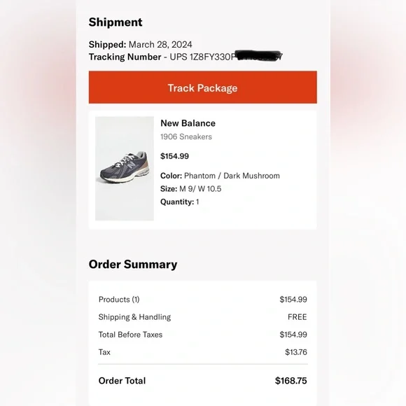 New Balance 1906F Sneakers
Color: Phantom / Dark Mushroom - Picture 10 of 10